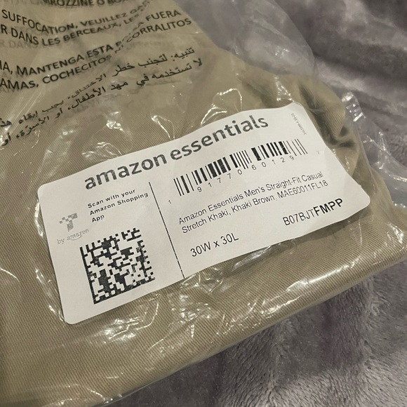 Amazon Essentials Men's‎ Straight-Fit Casual Stretch Khaki Pant- 30W x 30L - Picture 6 of 7